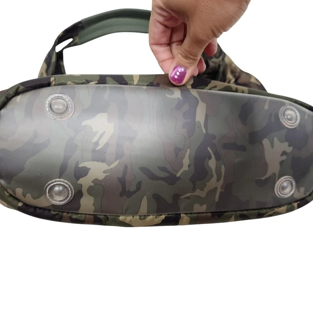 LUG Gondola SE Hobo Bag Womens Large Green Camo Shoulder Travel Purse Zip Top